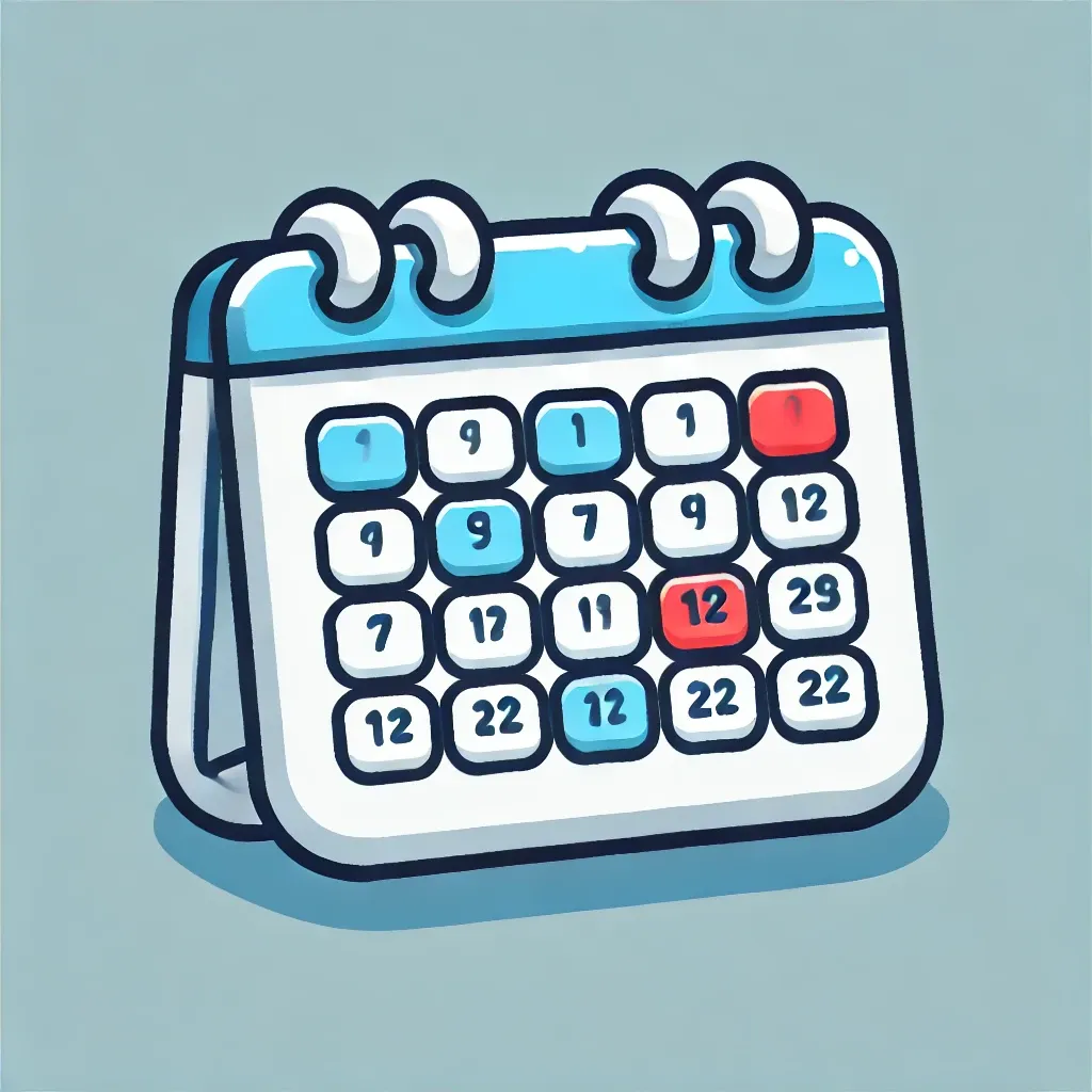 Clipart for calendar page